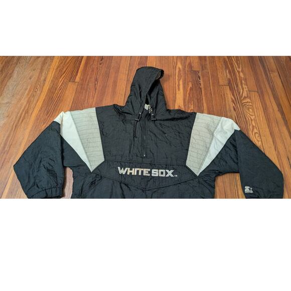Starter Vintage Chicago White Sox Starter Pullover Jacket Mens Large - Picture 3 of 7
